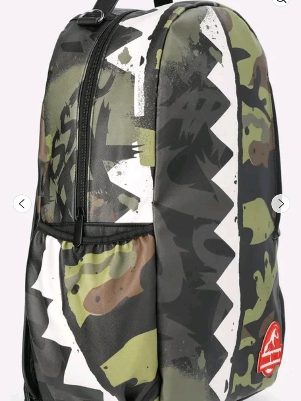 Jurassic World Camouflage Green Backpack for Men